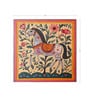 Vintage Folk Tapestry Vinyl Decorative Self Adhesive Wallpaper (3 ft X 3 ft)