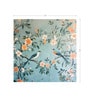 Blue Blossom Bird Branch Vinyl Decorative Self Adhesive Wallpaper (3 ft X 3 ft)