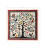 Songbird Tree Motif Vinyl Decorative Self Adhesive Wallpaper (3 ft X 3 ft)