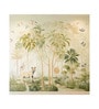 Giraffe Palm Savanna Vinyl Decorative Self Adhesive Wallpaper (3 ft X 3 ft)