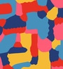 Bright Mosaic Shapes Vinyl Decorative Self Adhesive Wallpaper (3 ft X 3 ft)