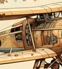 Explorer Map Airplane Vinyl Decorative Self Adhesive Wallpaper (3 ft X 3 ft)