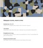 Mid-Century Shape Mosaic Vinyl Decorative Self Adhesive Wallpaper (3 ft X 3 ft)