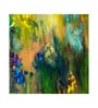 Citrus Splash Abstract Vinyl Decorative Self Adhesive Wallpaper (3 ft X 3 ft)
