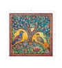 Colorful Songbird Tree Vinyl Decorative Self Adhesive Wallpaper (3 ft X 3 ft)
