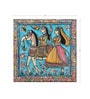 Royal Folk Horse Rider Vinyl Decorative Self Adhesive Wallpaper (3 ft X 3 ft)