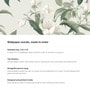 Lily Butterfly Garden Vinyl Floral Self Adhesive Wallpaper (3 ft X 3 ft)