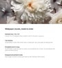 Grand White Peony Vinyl Floral Self Adhesive Wallpaper (3 ft X 3 ft)