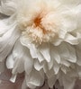 Grand White Peony Vinyl Floral Self Adhesive Wallpaper (3 ft X 3 ft)