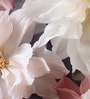 Soft Pink Peony Cluster Vinyl Floral Self Adhesive Wallpaper (3 ft X 3 ft)