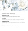 Ivory Rose Pattern Vinyl Floral Self Adhesive Wallpaper (3 ft X 3 ft)