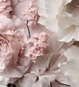 Blush Peony Garden Vinyl Floral Self Adhesive Wallpaper (3 ft X 3 ft)