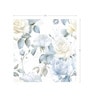 Ivory Rose Pattern Vinyl Floral Self Adhesive Wallpaper (3 ft X 3 ft)