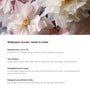 Soft Pink Peony Cluster Vinyl Floral Self Adhesive Wallpaper (3 ft X 3 ft)