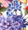 Rainbow Floral Bouquet Vinyl Floral Self Adhesive Wallpaper (3 ft X 3 ft)