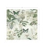 Butterfly Blossom Sage Vinyl Floral Self Adhesive Wallpaper (3 ft X 3 ft)