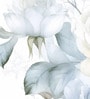Ivory Rose Pattern Vinyl Floral Self Adhesive Wallpaper (3 ft X 3 ft)