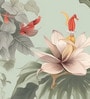 Tropical Bird Floral Vinyl Floral Self Adhesive Wallpaper (3 ft X 3 ft)