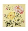Golden Peony Blossom Vinyl Floral Self Adhesive Wallpaper (3 ft X 3 ft)