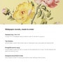 Golden Peony Blossom Vinyl Floral Self Adhesive Wallpaper (3 ft X 3 ft)