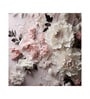 Blush Peony Garden Vinyl Floral Self Adhesive Wallpaper (3 ft X 3 ft)