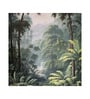 Tropical Palm Retreat Vinyl Landscape Self Adhesive Wallpaper (3 ft X 3 ft)
