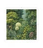 Verdant Leaf Garden Vinyl Landscape Self Adhesive Wallpaper (3 ft X 3 ft)