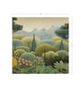 Alpine Pine Grove Vinyl Landscape Self Adhesive Wallpaper (3 ft X 3 ft)