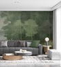 Sage Green Texture Vinyl Landscape Self Adhesive Wallpaper (3 ft X 3 ft)