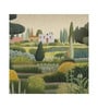 Countryside Village View Vinyl Landscape Self Adhesive Wallpaper (3 ft X 3 ft)