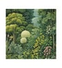 Verdant Leaf Garden Vinyl Landscape Self Adhesive Wallpaper (3 ft X 3 ft)