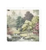 Blossom Forest View Vinyl Landscape Self Adhesive Wallpaper (3 ft X 3 ft)