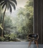 Midnight Jungle Mural Vinyl Landscape Self Adhesive Wallpaper (3 ft X 3 ft)