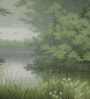 Forest Canopy View Vinyl Landscape Self Adhesive Wallpaper (3 ft X 3 ft)