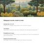 Alpine Pine Grove Vinyl Landscape Self Adhesive Wallpaper (3 ft X 3 ft)