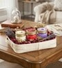 Multicolor Wax Jar Candles Set Of 3
