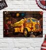Multicolor Wood & Metal  Gas Truck