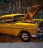 Multicolor Wood & Metal  Yellow Cab