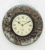 Multicolor Wood Analog Wall Clock