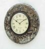 Multicolor Wood Analog Wall Clock
