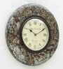 Multicolor Wood Analog Wall Clock