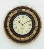 Multicolor Wood Analog Wall Clock