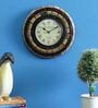 Multicolor Wood Analog Wall Clock
