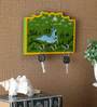 Multicolor Wooden Hand Painted Key Holder