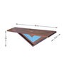 Multicolor Wooden Triangular Planter Stand