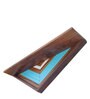 Multicolor Wooden Triangular Planter Stand
