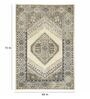 Multicolor Persian Wool & Cotton 4 ft x 6 ft Hand Knotted Carpet