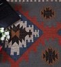Multicolor Wool & Jute 3 ft X 5 ft Hand Woven Dhurrie