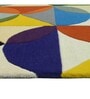 Multicolor Geometric Wool 4 ft x 6 ft Hand Tufted Carpet