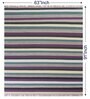 Multicolor Wool Abstract    Dhurries (1 Pc)